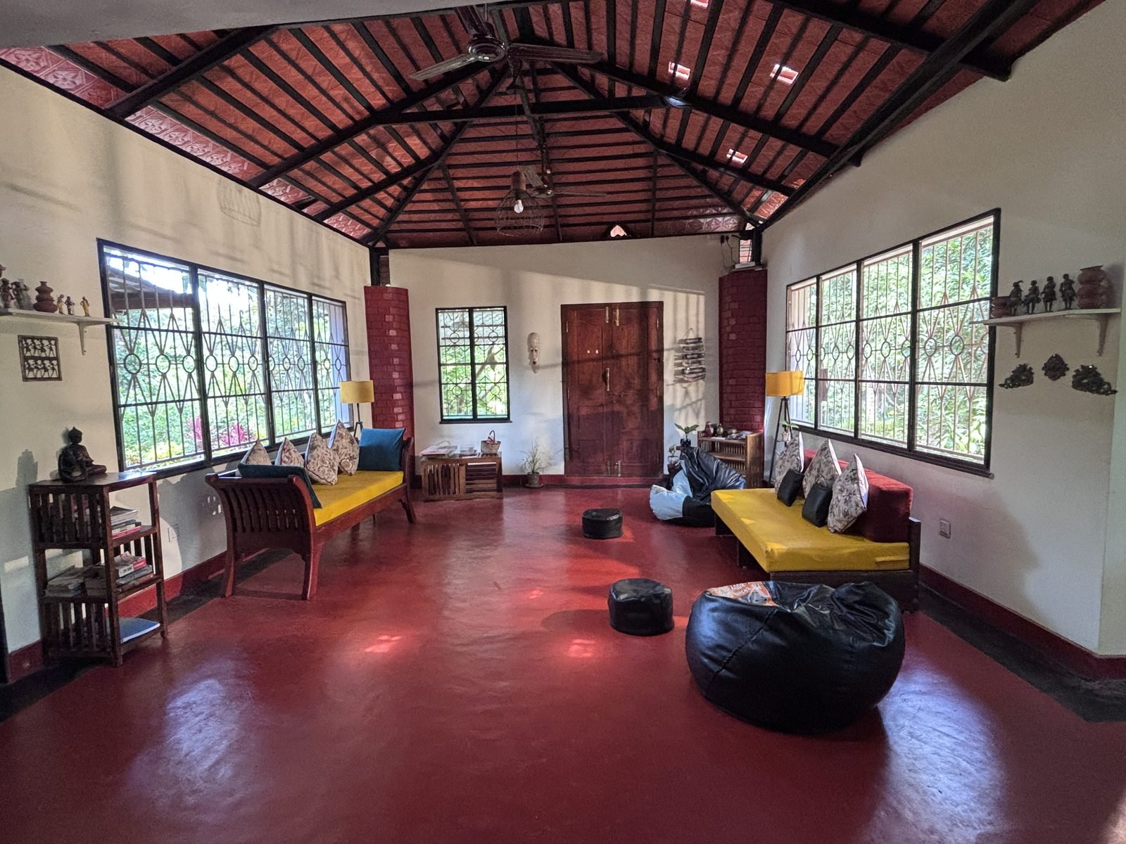 The living hall at Calamara